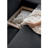 Miuform temno siva raztegljiva sedežna garnitura Scandic Lagom L, desni kot | Shoptok.si