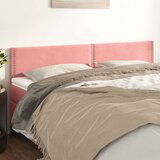  Uzglavlja 2 kom ružičasti 100x5x78/88 cm baršunasta | shoptok.hr