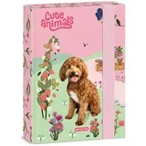 Cute Animals-doggie elastika mapa A/5