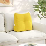  Jastuk za leđa Svijetlo žuta 45 x 24 x 50 cm tkanina | shoptok.hr