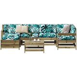  7-dijelni set vrtnih sofa od impregnirane borovine | shoptok.hr