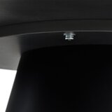 Furnhouse Črna/temno siva mizica z mizno ploščo v marmornem dekorju ø 80 cm Tango – | Shoptok.si