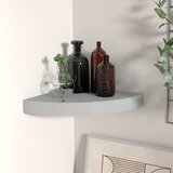 vidaXL plutajuća kutna polica siva 25 x 25 x 3,8 cm MDF Cijene