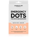 Breakout + Aid Emergency Dots lokalna nega proti aknam za obraz, dekolte in hrbet z aloe vero
