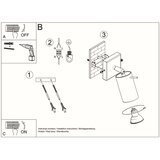  SL.0091 - zidno spot svetlo ring 1xGU10/10W/230V crno | Eponuda.com
