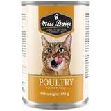 MISS DAISY hrana za mačke, komadići živine u sosu, 415g
