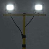 vidaXL LED reflektor s stojalom 2x10 W hladno bel | Shoptok.si