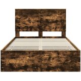  Krevetna konstrukcija s ladicama Dimljeni hrast 120 x 190 cm | Eponuda.com