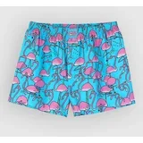 Greater Flamingos Boksarice scuba blue
