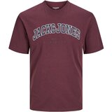 Jack &amp; Jones Majica &#039;JJECALEB&#039; morsko plava / boja vina / bijela cijene