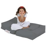  Vreća za sedenje sa naslonom za noge 65x40 cm siva | Eponuda.com