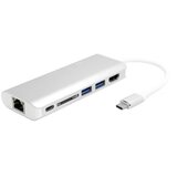 Linkom Adapter konvertor TIP C na 2xUSB 3.0+TIP C+RJ45 Cene