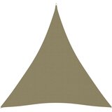 vidaXL Senčno jadro oksford blago trikotno 5x7x7 m bež, (20965210) | Shoptok.si
