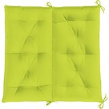  Jastuk za vrtnu klupu jarkozeleni 100x(50+50)x7 cm od tkanine | shoptok.hr