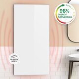 Klarstein Wonderwall Air 72, infrardeči grelec, 120 x 60 cm, 720 W, stenska montaža, daljinski upravljavec, bel | Shoptok.si