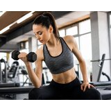 MOVEPRO set heksagonalnih bučica 2 × 4 kg – utezi za vježbanje i fitness, crni | shoptok.hr