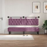  Držeće uzglavlje Zidne Ljubičasta 190 x 55 x 7 cm Baršun - Ljubičasta 180 cm bez LED | shoptok.hr