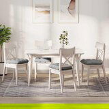 vidaXL Sedežne blazine 4 pcs Oblačno siva 40 x 40 x 12 cm blago | Shoptok.si