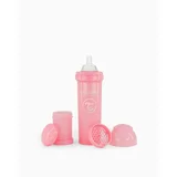 Twistshake Anti-Colic TwistFlow steklenička za dojenčke Pink 4 m+ 330 ml