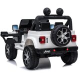 Ramiz Otroški avto na akumulator Jeep Wrangler Rubicon 4X4 Bela lea | Shoptok.si