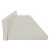 Kondela Dnevni regal, bela/črna, KEVIN | Shoptok.si