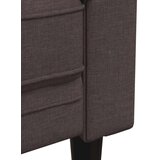  3-dijelni set sofa tamnosmeđi od tkanine | shoptok.hr