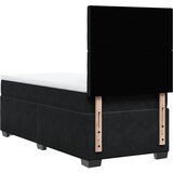  Box spring krevet s madracem crni 90x190 cm baršunasti | shoptok.hr