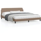 vidaXL Okvir za krevet s uzglavljem cappuccina 180x200 cm umjetne koža | shoptok.hr