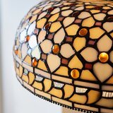 Endon 111921 - Podna lampa Tiffany MILLE FEUX, 2xE27/10W/230V, prečnik 45 cm | Eponuda.com
