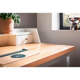 Livetastic pisalna miza sonoma, bela | Shoptok.si