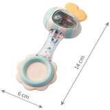 BabyOno Rattle With Teether 3m+ grizalo z ropotuljico Bee 1 kos | Shoptok.si