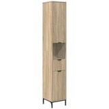  Set namještaja za kupaonicu s ladicama Zidne Sonoma hrast | shoptok.hr