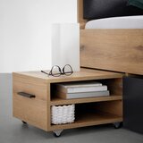 Mömax postelja cadix, antracit, barva hrasta, 140x200 | Shoptok.si