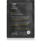 Canneff Green CBD Sleeping Face Mask pomirjajoča maska za noč 12 ml | Shoptok.si