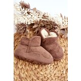 Boto Children's insulated snow boots with fur lining in brown Benigna | ePonuda.com
