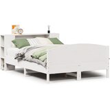  s regalom z knjige bez madraca bijeli 135x190cm borovina | shoptok.hr