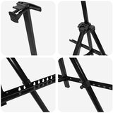 Podesivi stalak crni metalni | shoptok.hr