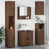 vidaXL Set namještaja za kupaonicu 5 pcs Smeđi hrast 61 x 35 x 64 cm | shoptok.hr