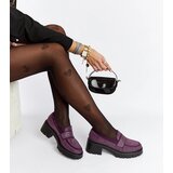 Gemre Purple Loafers on a Massive Heel Parent | shoptok.hr