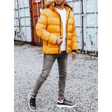 DStreet Kurtka męska zimowa pikowana żółta | Shoptok.si