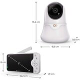 Kinderkraft NITEEYE GLOW bežični baby monitor s noćnim svjetlom, White | shoptok.hr