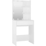  Komplet toaletnih mizic z LED lučkami bel konstruiran les, (20715558) | Shoptok.si