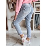DStreet Spodnie damskie jeansowe mom fit DEMILOVE niebieskie | shoptok.hr