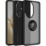AVIZAR Ohišje za Honor 200 Pro s kovinskim obročem za podporo videoposnetkom, Črna, (5000013038) | Shoptok.si