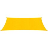  Senčno jadro 160 g/m² pravokotno rumeno 4x6 m HDPE | Shoptok.si