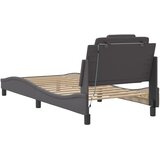  Okvir kreveta Viana s LED-om bez madraca sivi 80 x 200 cm | shoptok.hr