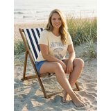 Sinsay Dvodijelna pamučna pidžama s natpisom Salty Babes | shoptok.hr