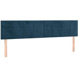  s oprugama i madracem tamnoplavi 120 x 190 cm baršun | shoptok.hr