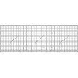  Gabion s 5 mm žicom i mrežom 5x5 cm 150x10x50 cm | shoptok.hr