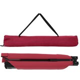 Sklopivi kamperski krevet Crvena 210 x 80 x 46 cm | shoptok.hr